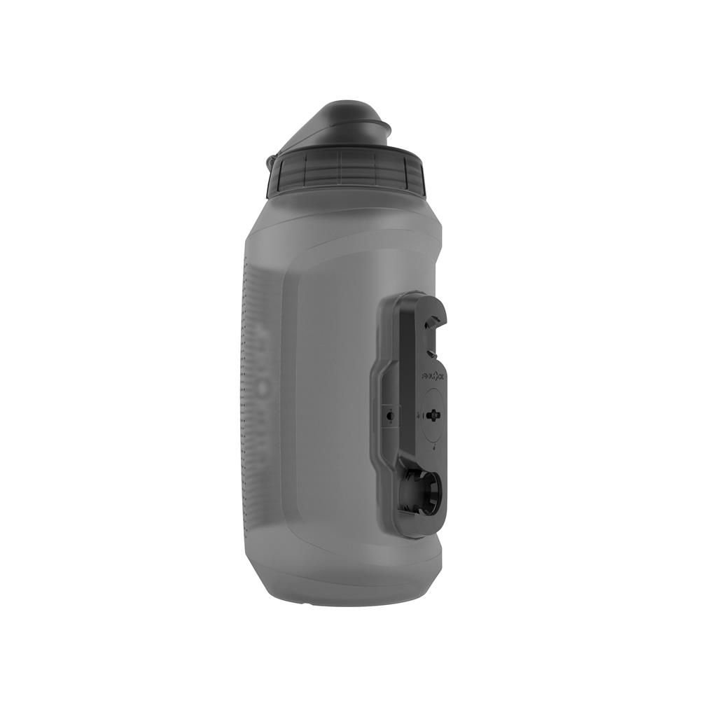 Porte-bidon magnétique Fidlock Twist avec Bidon Antibactérien Transparent Noir 750ml