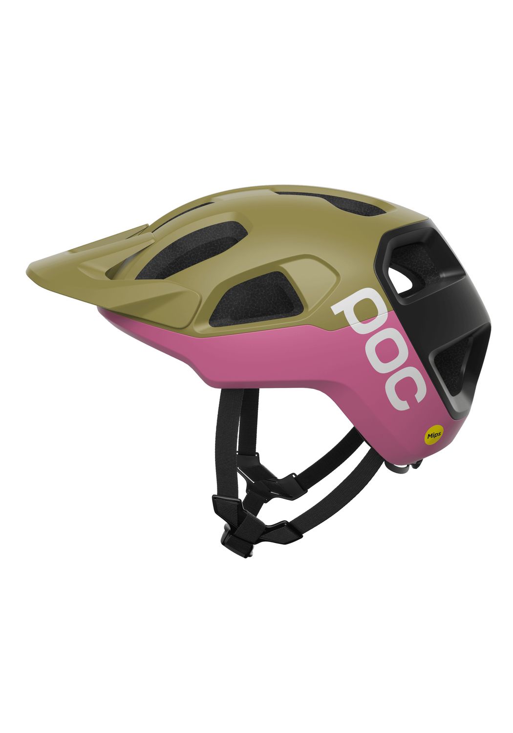 Casque POC Cularis MIPS Vert Olive/Rose Mat