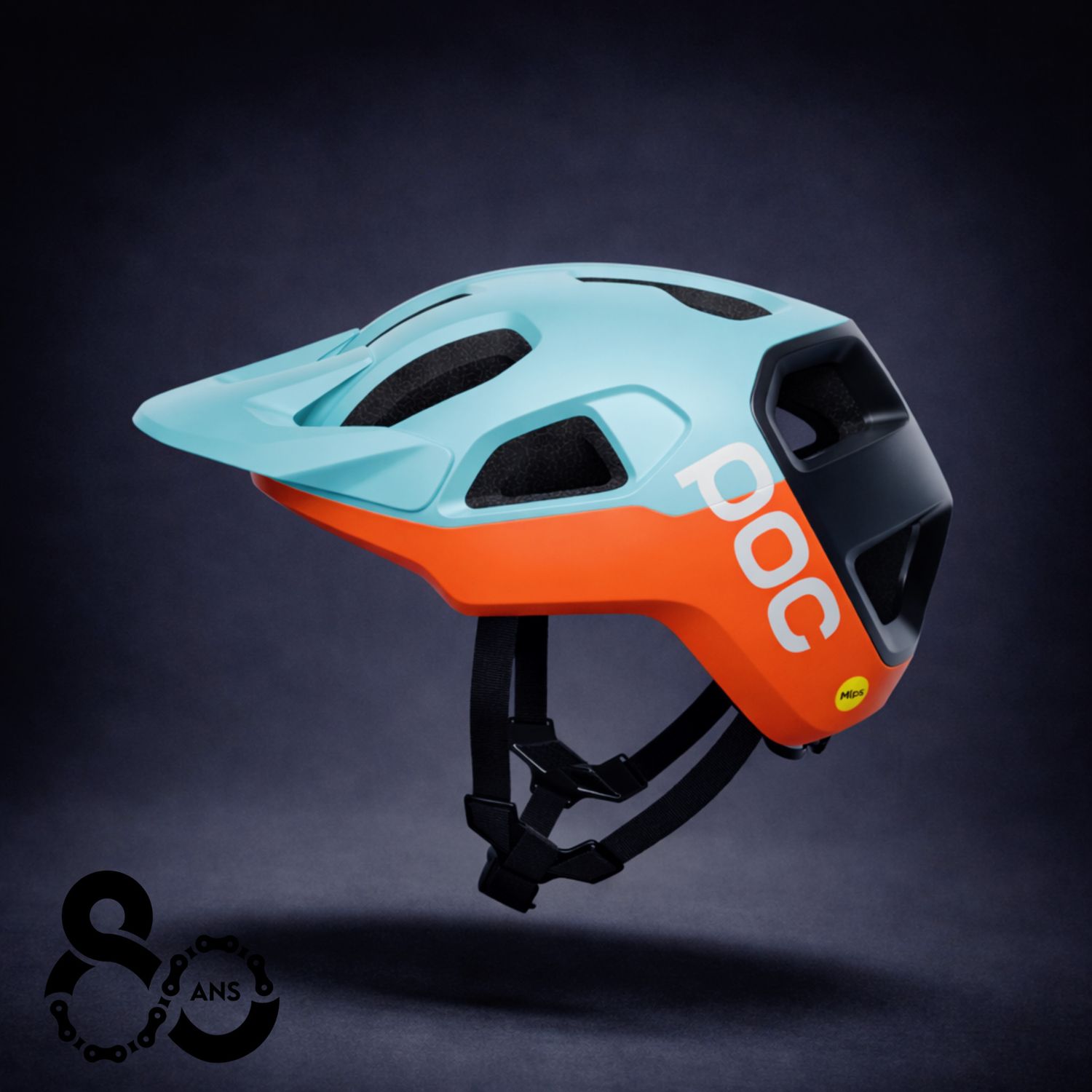 POC Cularis MTB Helmet (Blue/Orange)