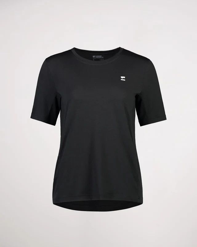 T-Shirt manches courtes Mons Royale Tarn Merino Femme Noir