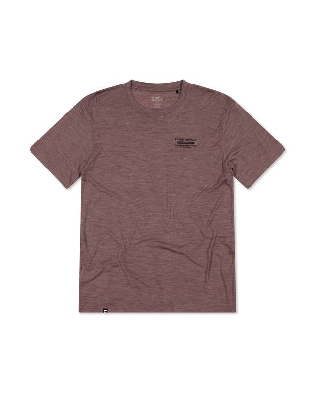 Mons Royale Zephyr Merino Tencel T-Shirt (Chestnut)