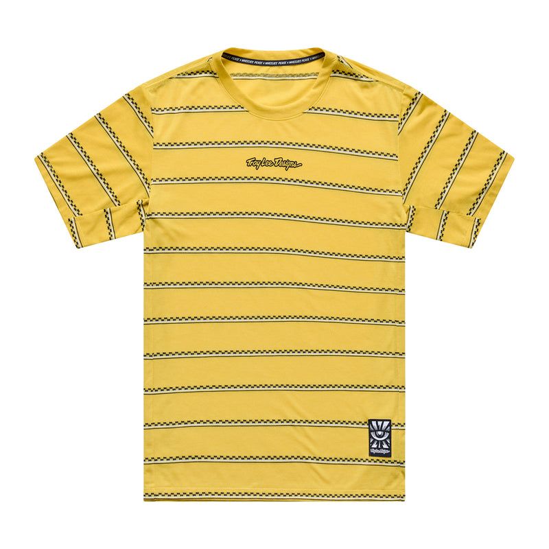 Troy Lee Designs Skyline Ride SS Tee Checked Out (Butter)