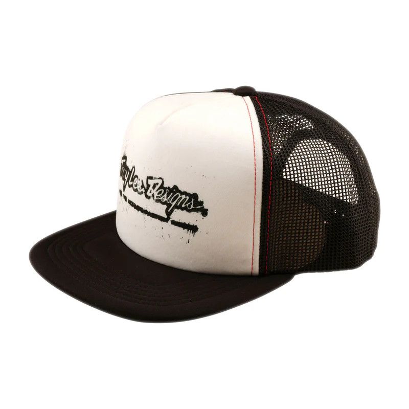 Casquette camionneur Troy Lee Designs Repeat Noir/Blanc