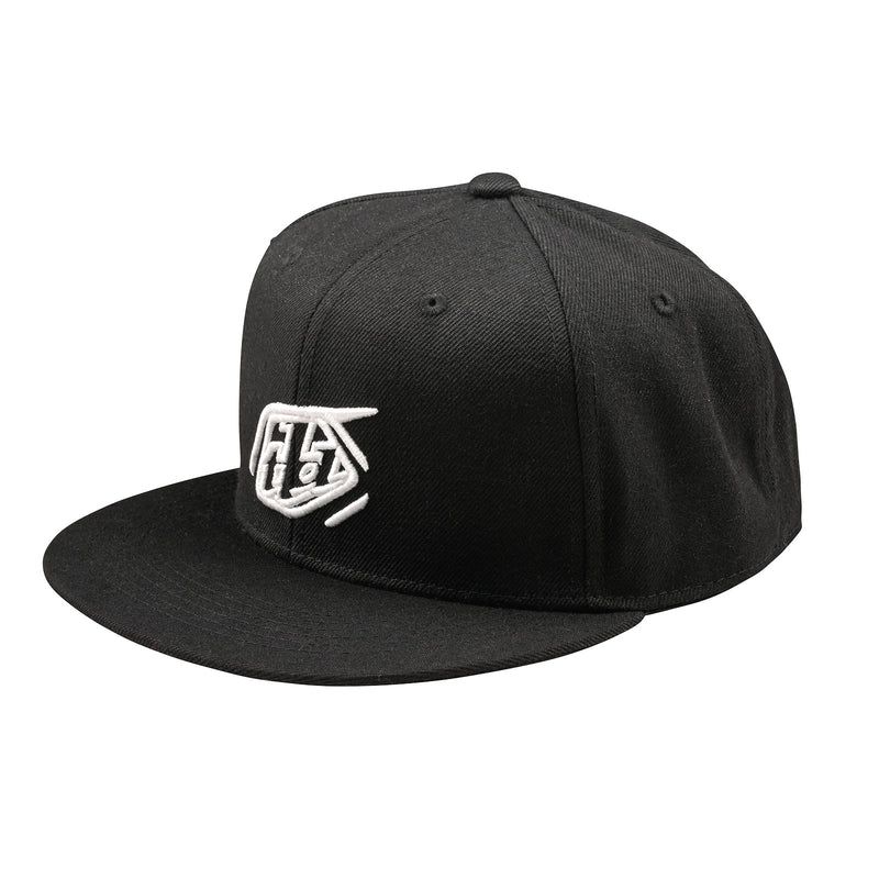 Casquette plate Troy Lee Designs Signature Noir