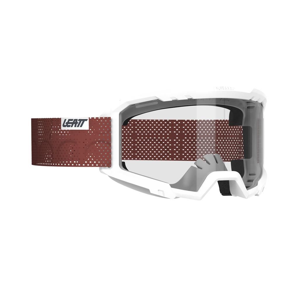 Goggle Leatt Vizion 2.0 MTB Blanc/Marron - Lentille Claire 90%
