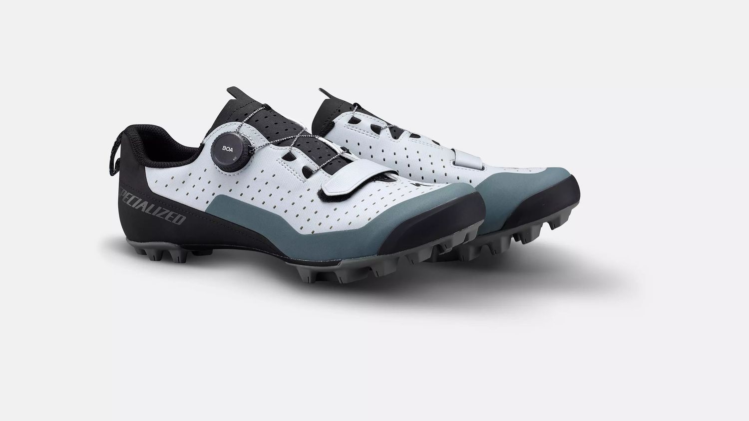 Chaussure Specialized Recon 2.0 Gravel &amp; MTB Gris/Emeraude