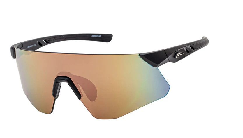 Lunettes Atmosphere Cabot Noir Mat - Lentille Or Rose Revo