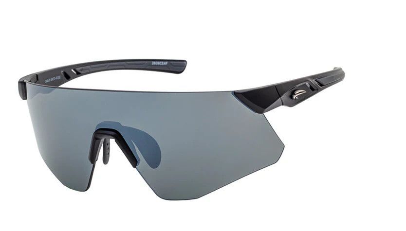 Lunettes Atmosphere Cabot Noir Mat - Lentille Argent Revo