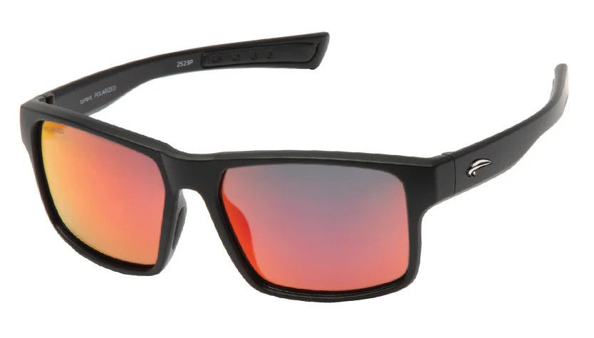 Lunettes Atmosphere Torrent Noir Mat - Lentille Rouge