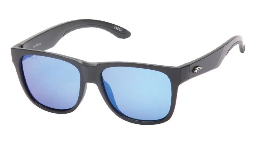 Lunettes Atmosphere Muskoka Noir Mat - Lentille Bleu