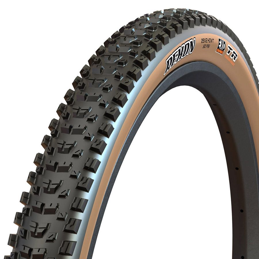 Pneu Maxxis, Rekon, 29''x2.60, Pliable, Tubeless Ready, Dual, EXO, Wide Trail, 60TPI, Flanc Beige