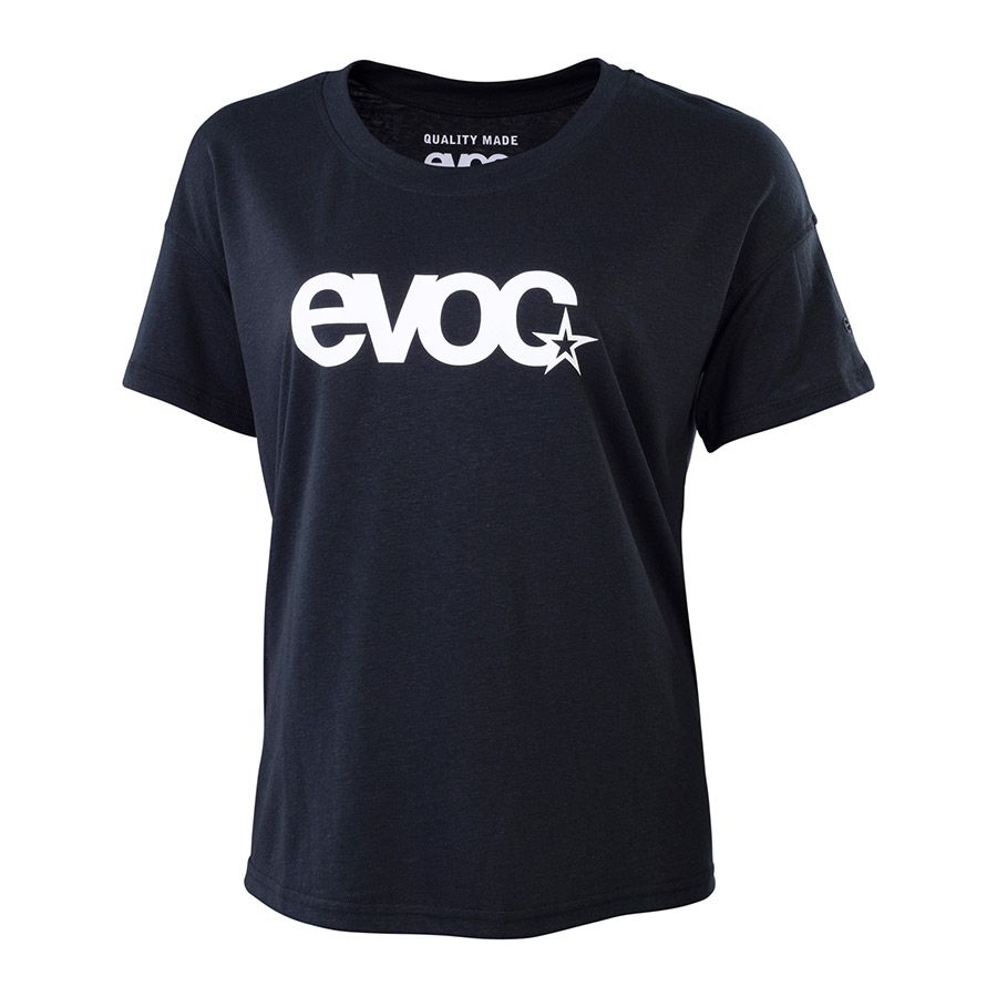 EVOC Women's Logo T-Shirt Small (Black)