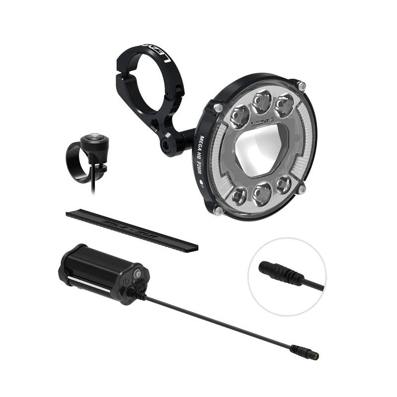 Lumière avant Lezyne MEGA HB StVZO P2600 &amp; Power Pack XL