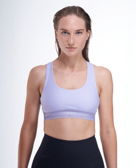 Brassière de sport Peppermint Signature Femme Lilas