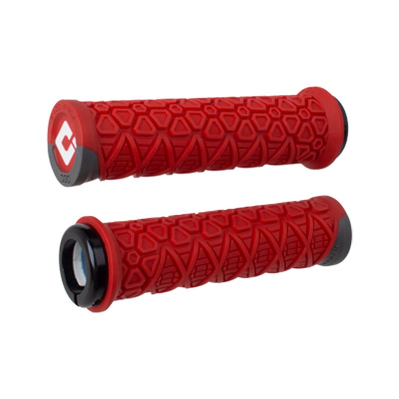 ODI Vanquish v2.1 Grips (Red/Graphite)