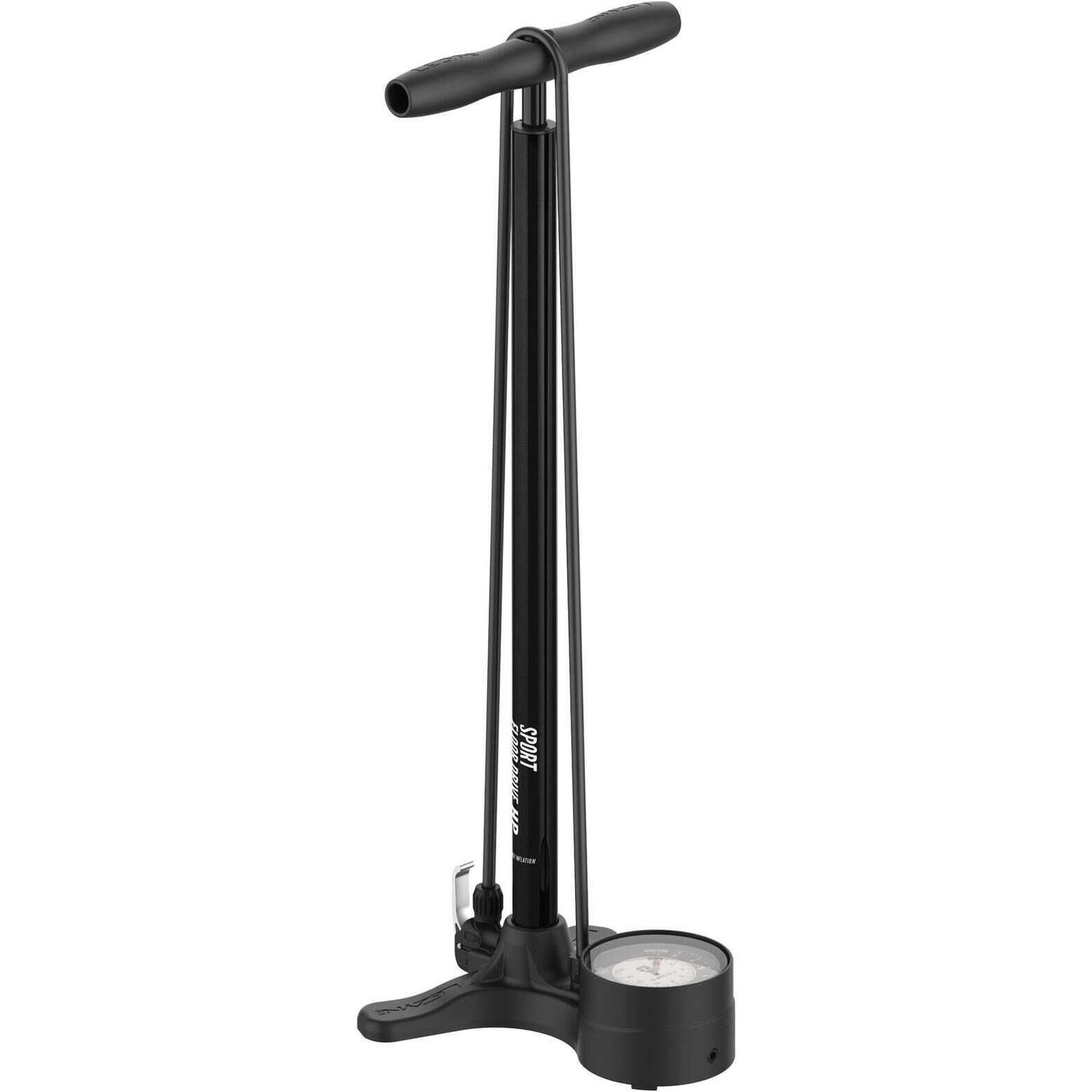 Lezyne Sport Floor Drive 3.5 Dual Valve Floor Pump (Black)