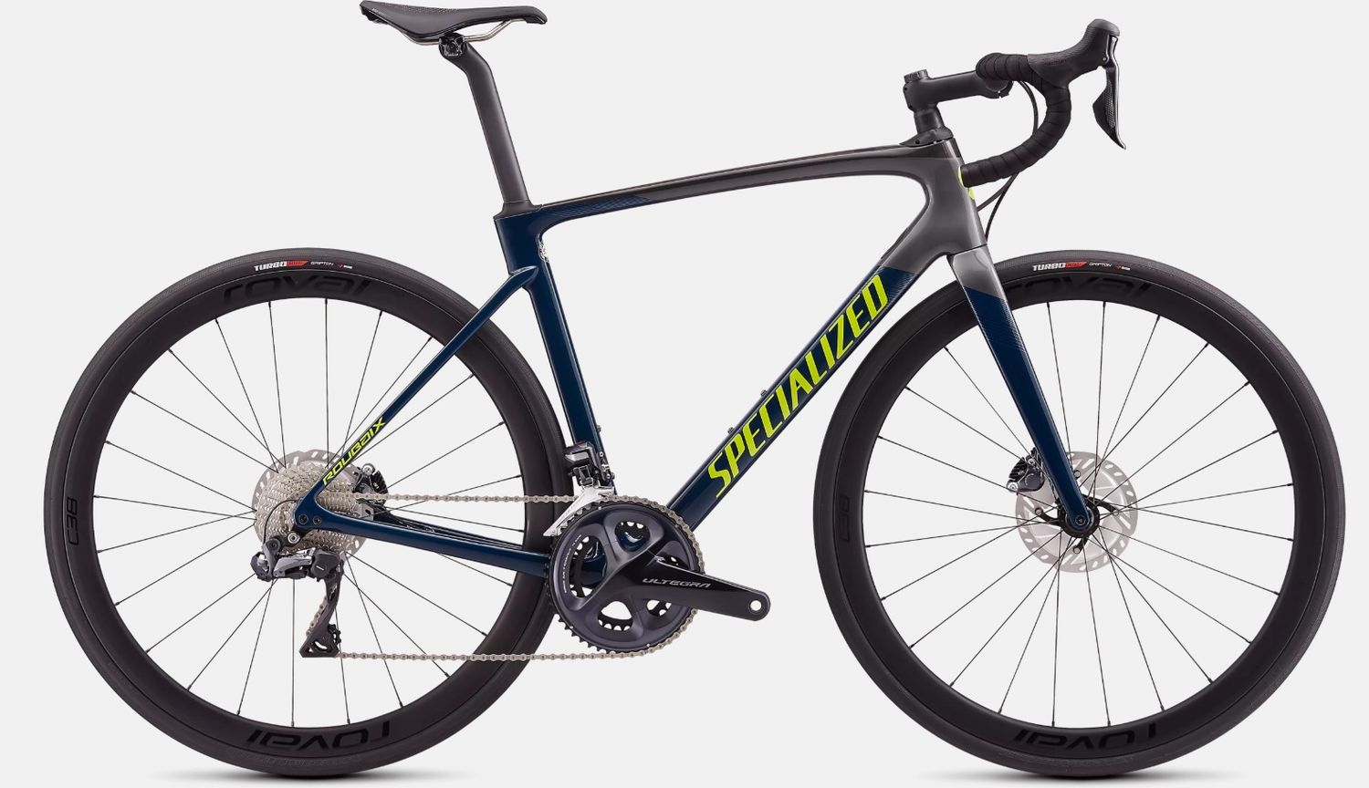 Vélo usagé Specialized Roubaix expert 2020 52cm Turquoise / bleu acier / charbon / Hyper