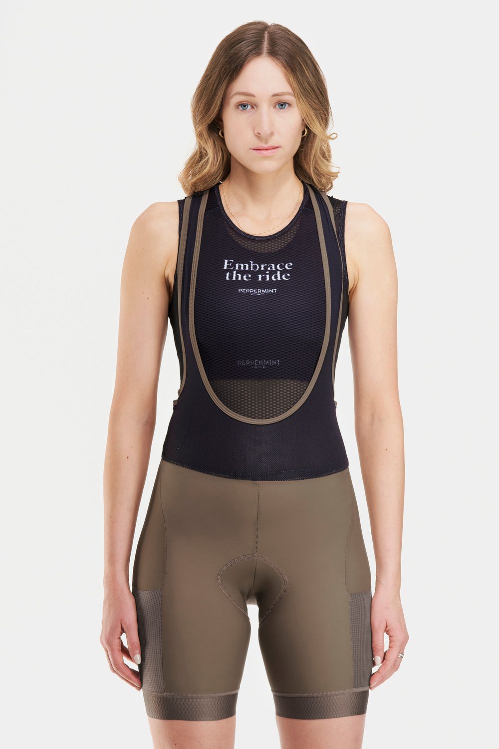 Peppermint Signature Cargo Women's Bib Shorts (Cacao)