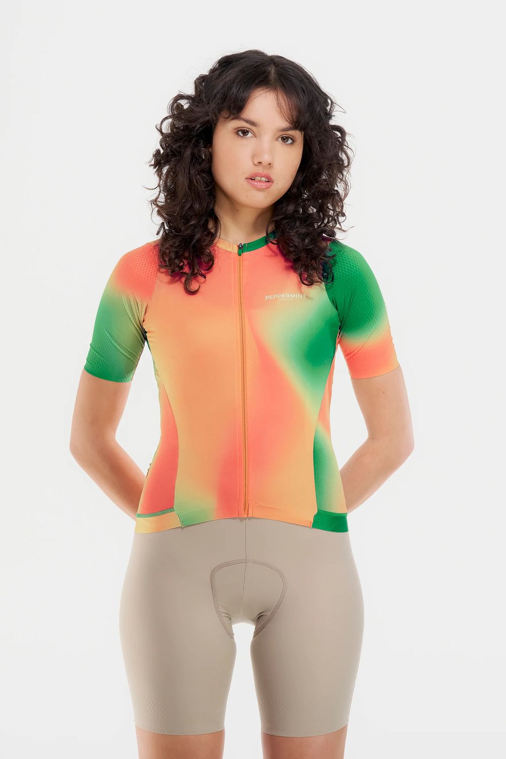 Maillot manches courtes Peppermint Signature Femme Mangue