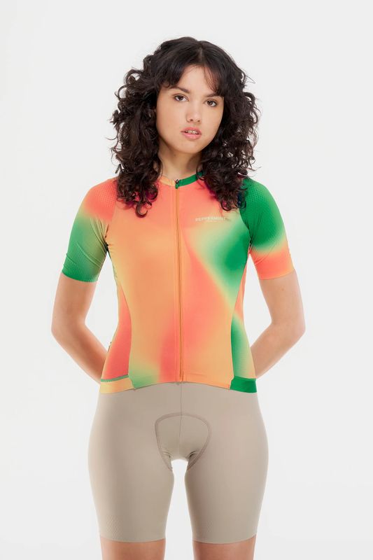 Maillot manches courtes Peppermint Signature Femme Mangue