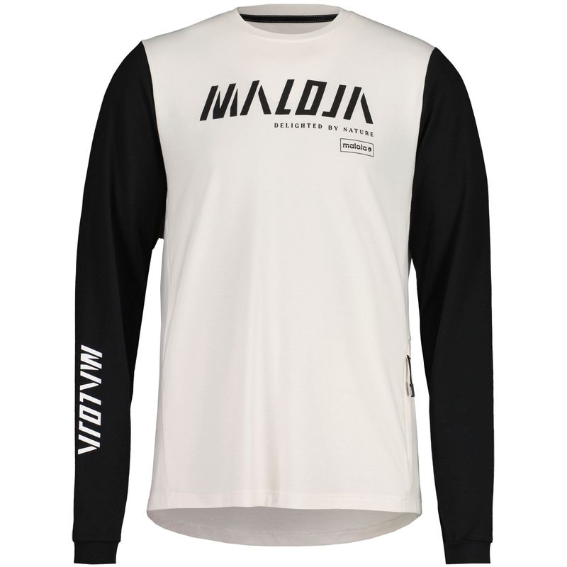 Maloja HaunoldM Men's Jersey (White/Black)