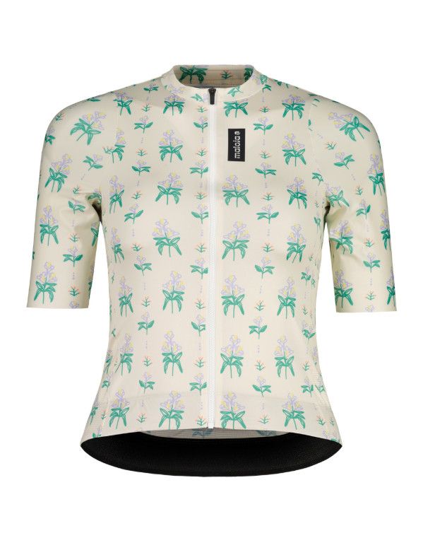 Maillot manches courtes Maloja VelikaM Femme Blanc Iris