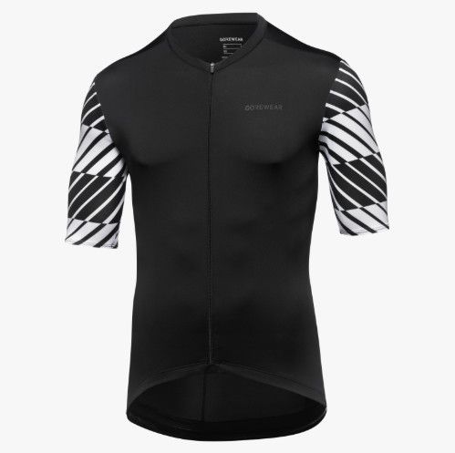 Maillot manches courtes Gore Wear Swiftride Noir/Blanc