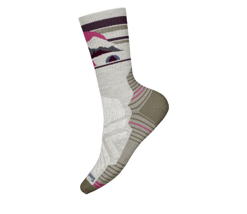 Bas Smartwool Hike Mountain Moon Femme Cendre