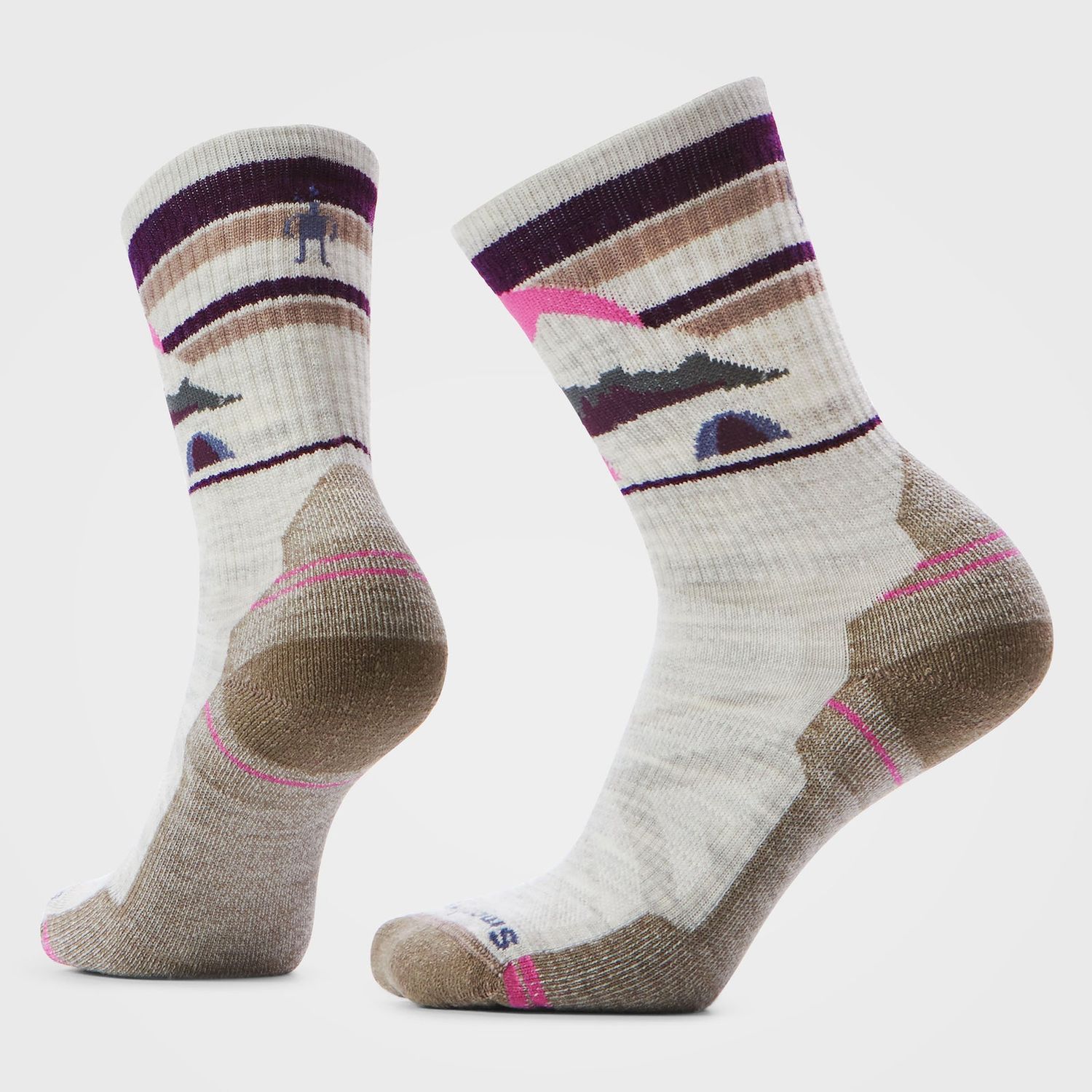 Smartwool Women's Hike Mountain Moon Socks (Ash)