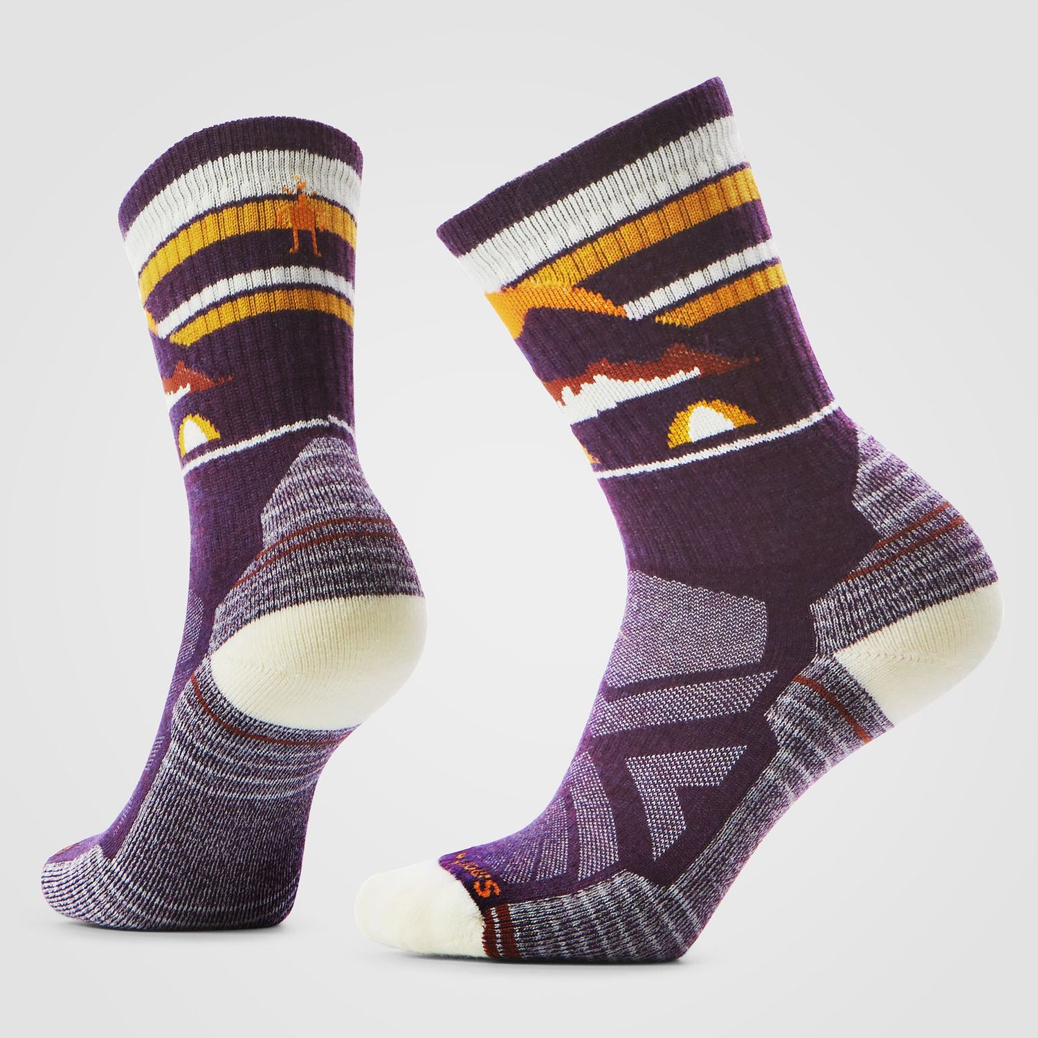 Smartwool Women's Hike Mountain Moon Socks (Purple Iris)