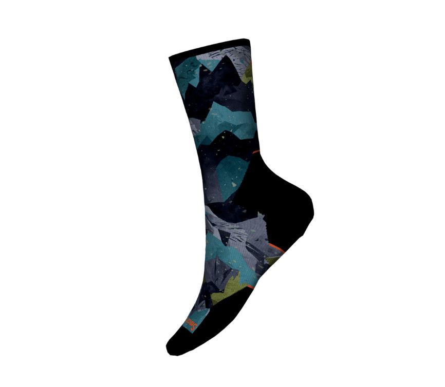 Bas Smartwool Trail Run Summit Sector Imprimé Bleu Nuit