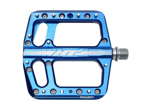 Pédale flat HT Raven Bleu Royal