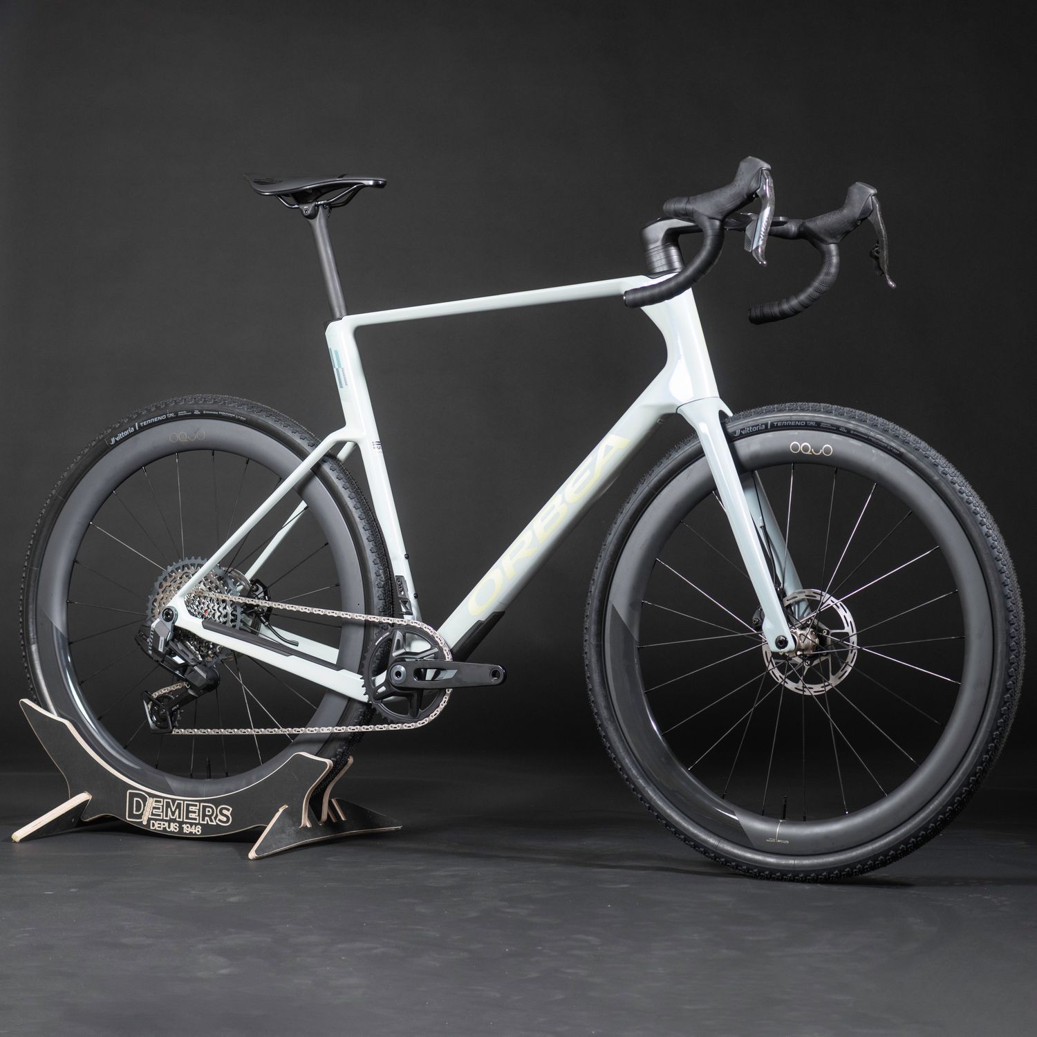 Orbea Terra Race M31eLTD 1X 2026 Bike (Frozen Concrete)