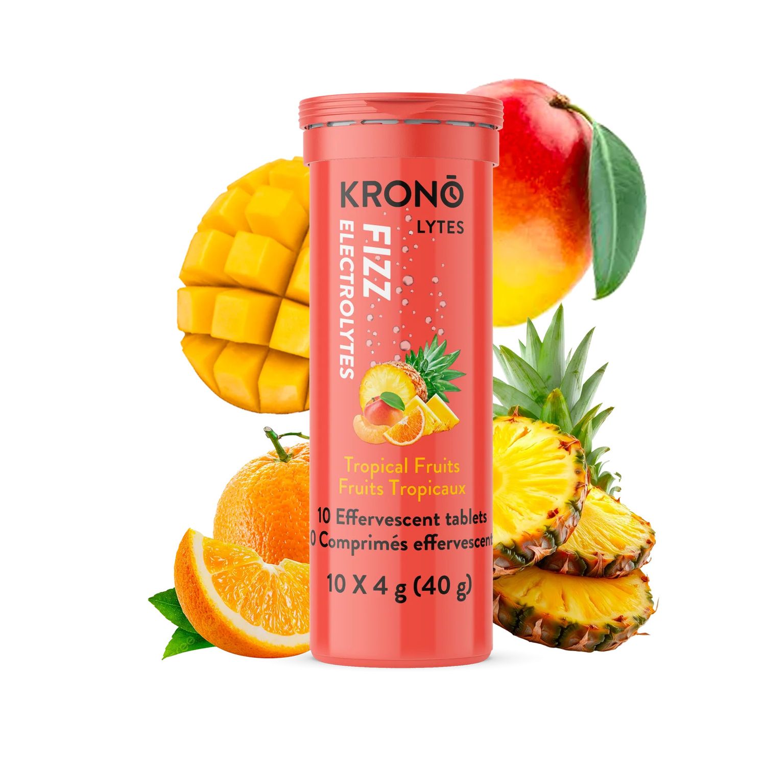 KronoLytes Fizz Tropical Fruits Effervescent Tablets (10pcs)
