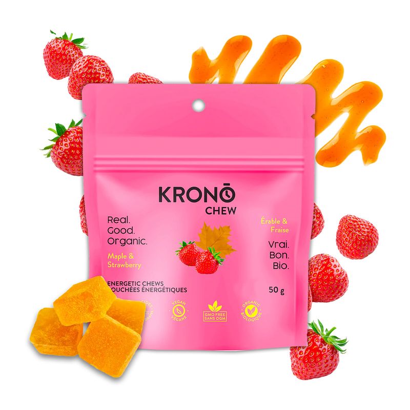 Krono Strawberry &amp; Maple Chews 50g