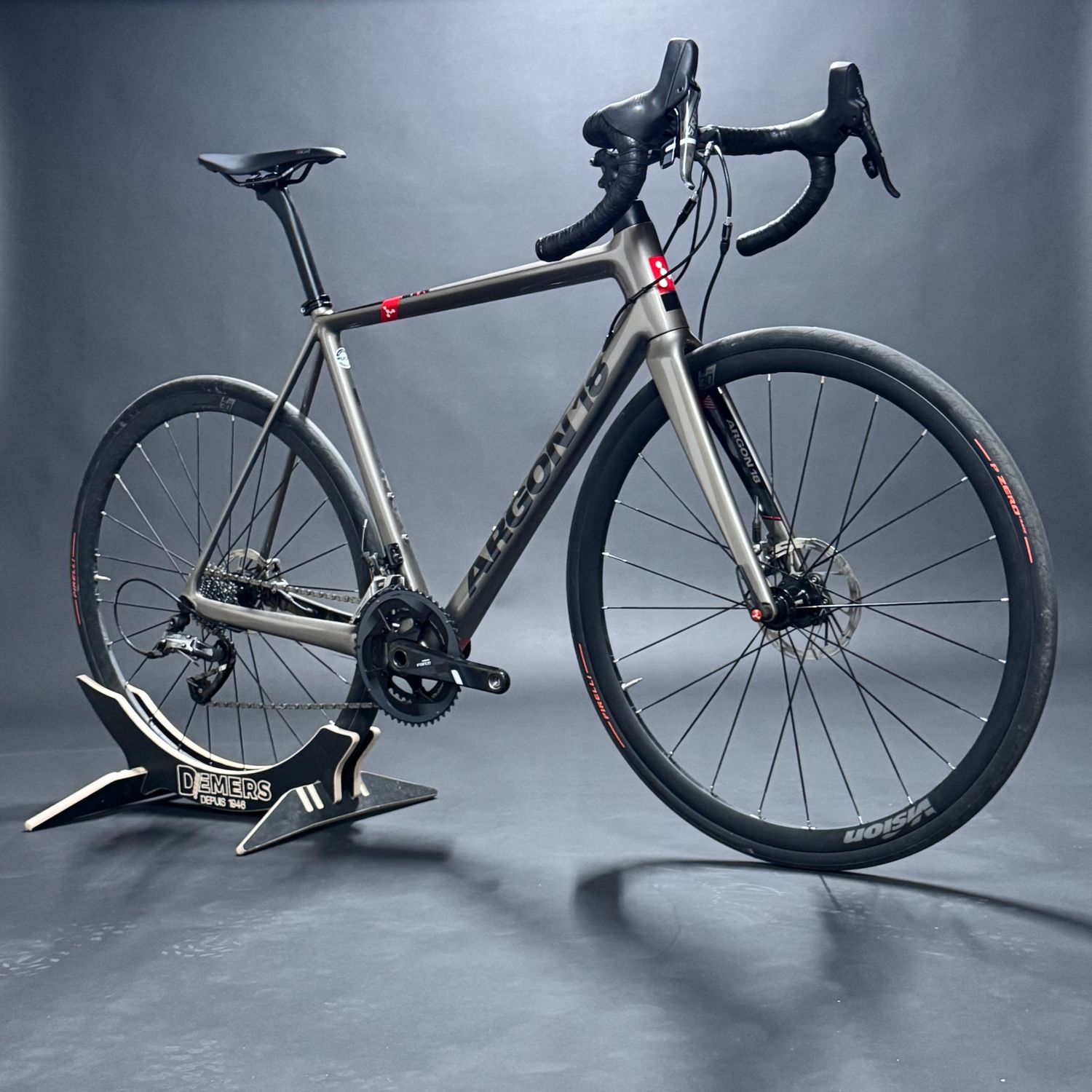 Preowned Argon 18 Gallium SRAM Force Bike (Charcoal)