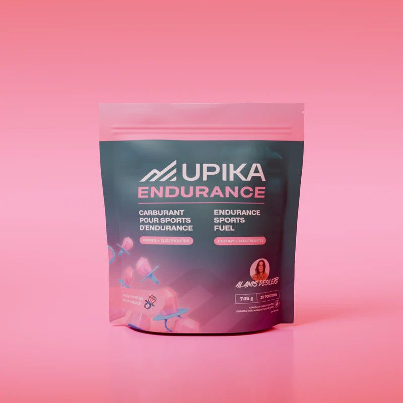 Boisson électrolyte Upika Endurance Ring Pop Rose X Alanis Desilets 725g