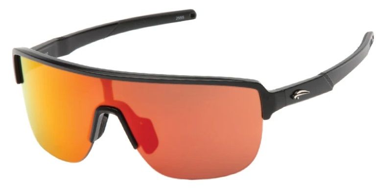 Lunettes Atmosphere Dope Noir Mat - Lentille Rouge Revo
