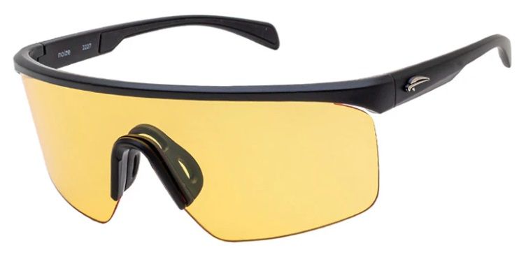 Lunettes Atmosphere Noize Noir Mat - Lentille Jaune