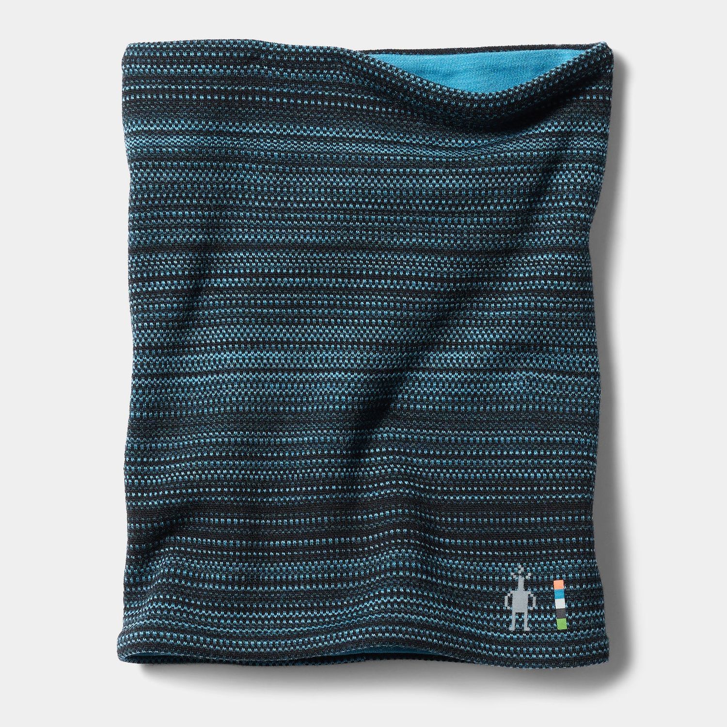 Cache-cou réversible Smartwool Thermal Merino Bleu Dégradé Minéral