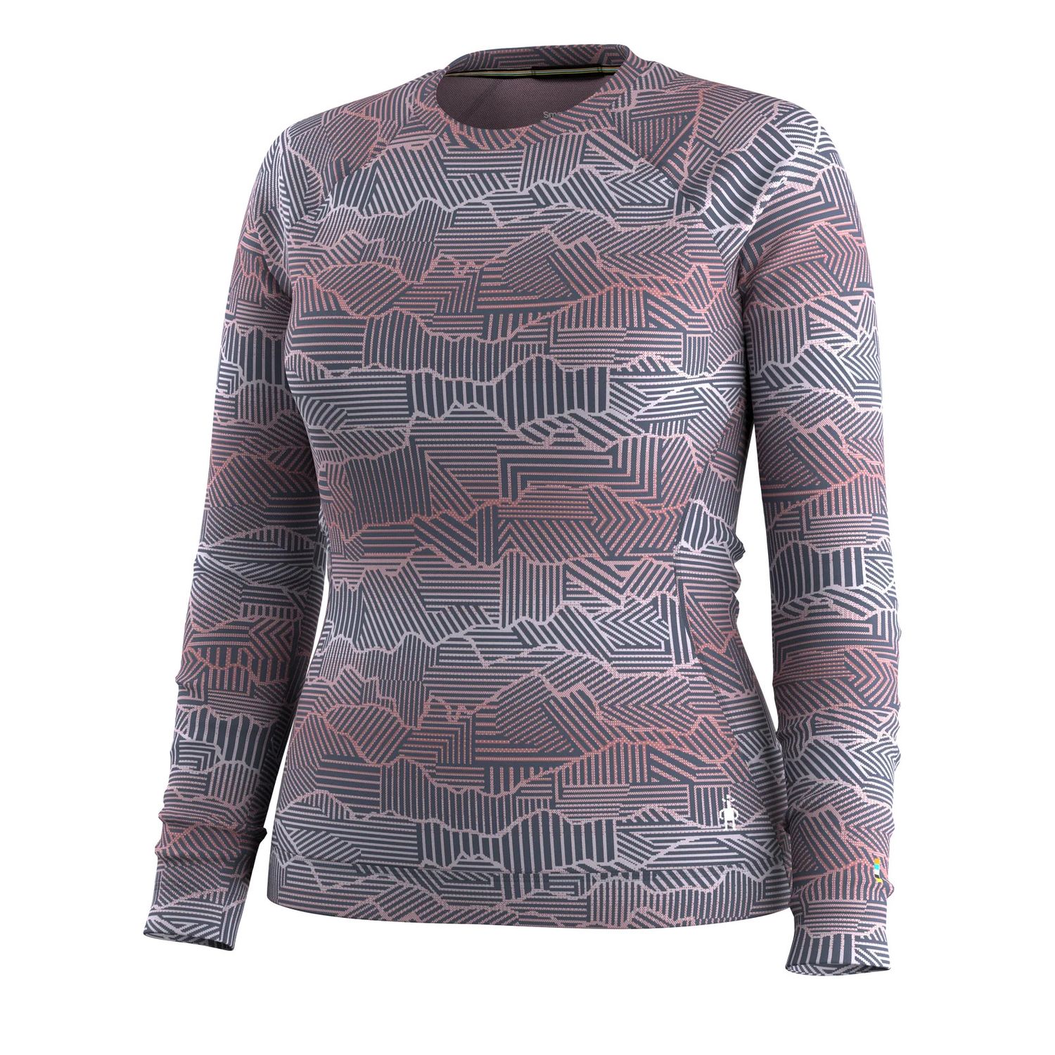 Sous-vêtement manches longues Smartwool Classic Thermal Merino Femme Pics Linéaires Nuit Tombante