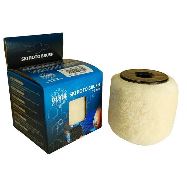 Brosse rotative Rode Roto à poils courts en Laine Merino 70mm