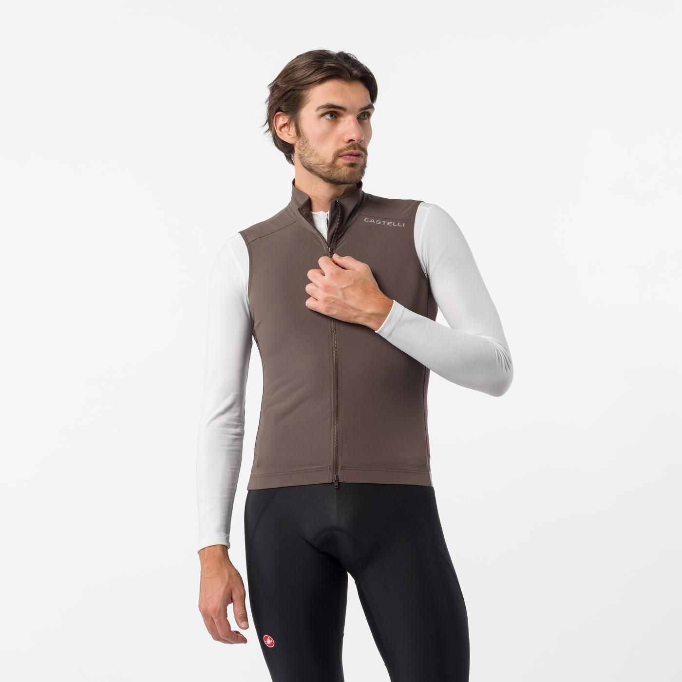 Veste sans manches Castelli Espresso 2 Marron