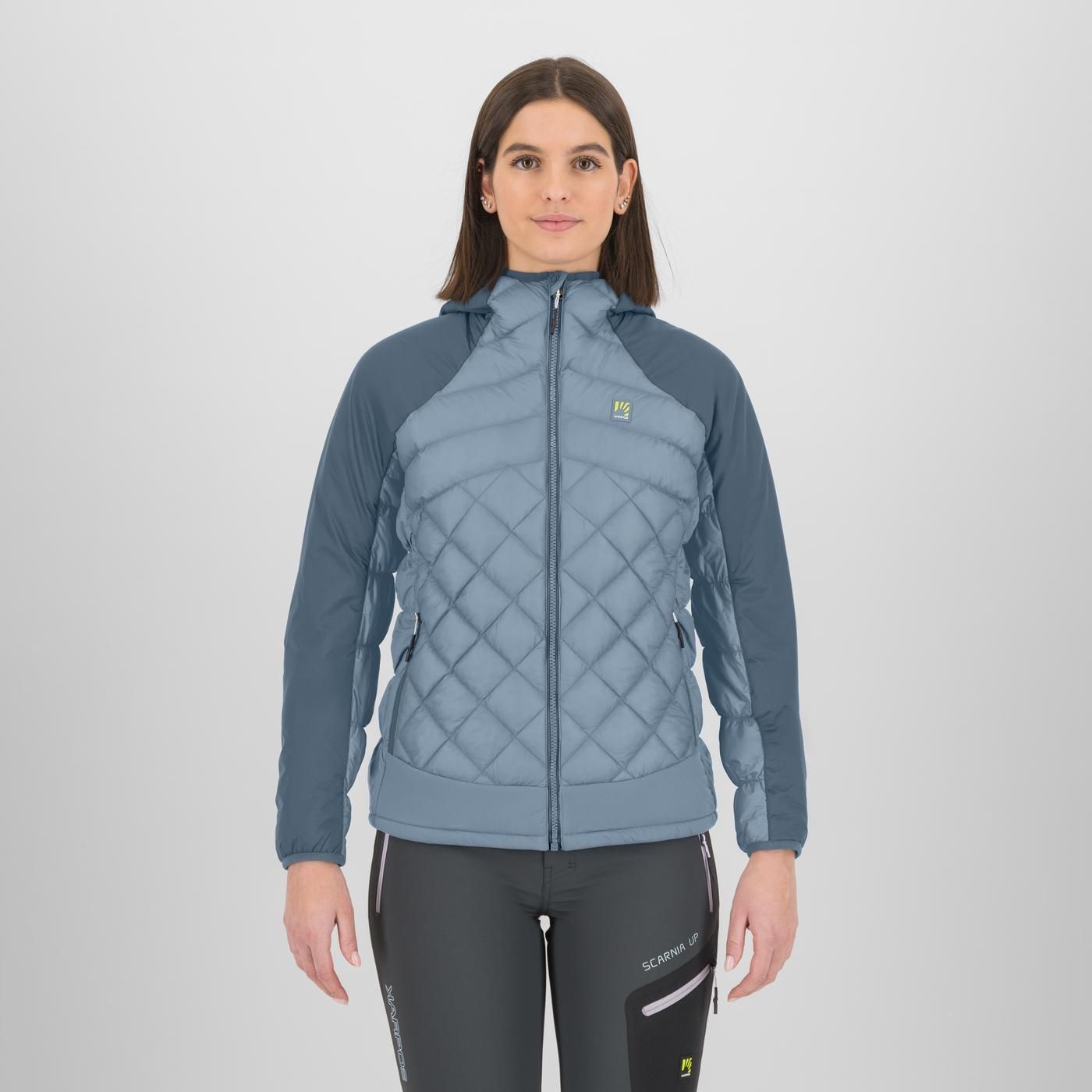 Manteau Karpos Lastei Active Plus Femme Bleu/Bleu Gris