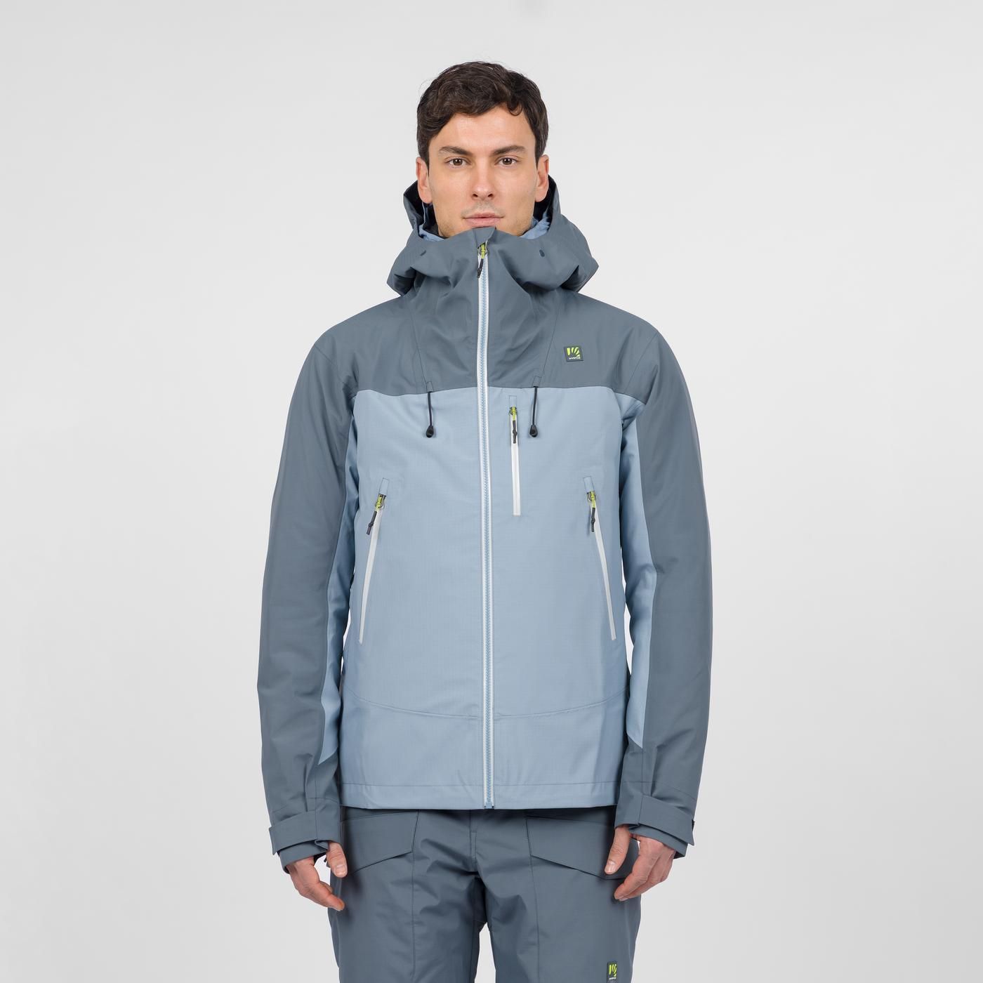 Manteau Karpos Storm 2.0 Bleu Ciel/Gris