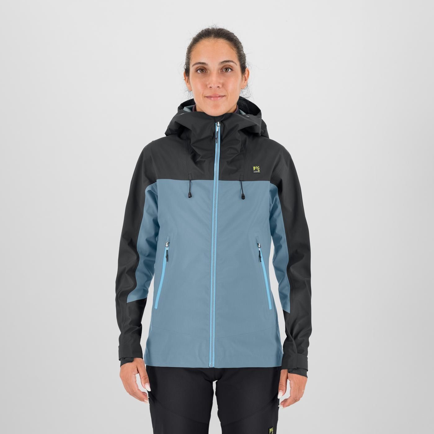 Manteau Karpos Storm 2.0 Femme Bleu Ciel/Gris