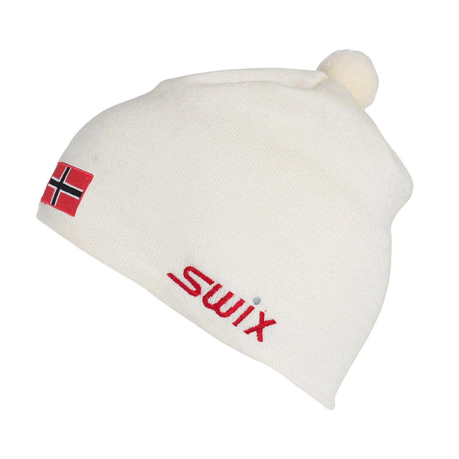 Tuque avec drapeau de la Norvège Swix Tradition Blanc