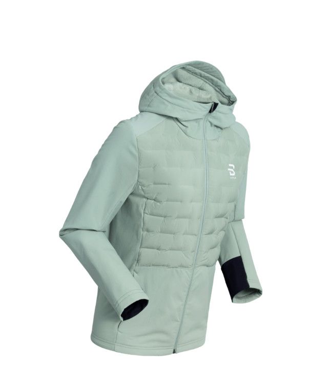 Manteau à capuche Bjorn Daehlie Shield Femme Vert Sauge