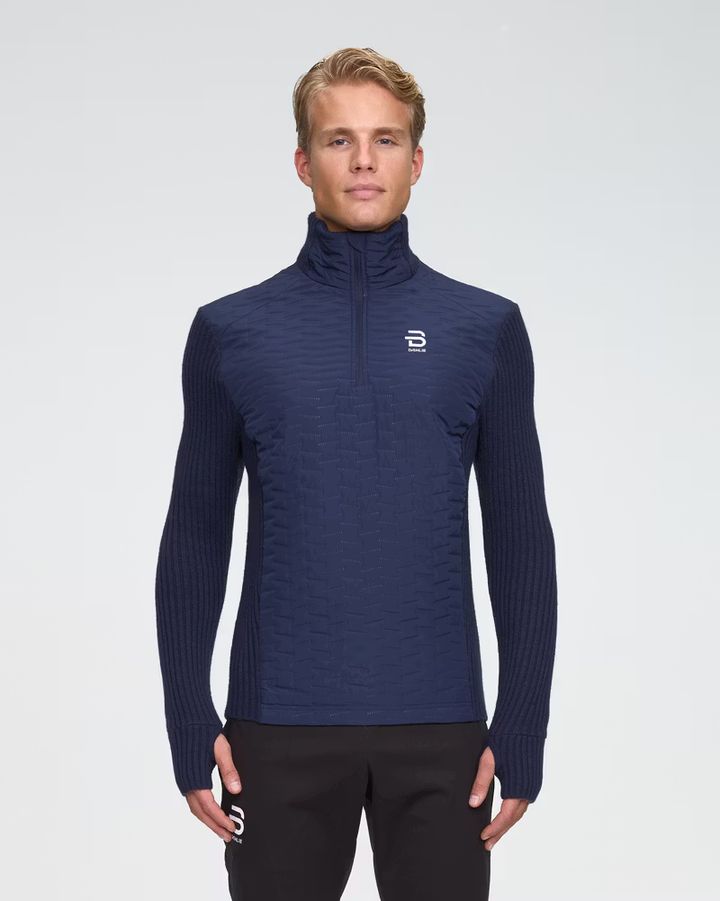 Dæhlie Men's Half Zip Comfy 2.0 (Navy Blue)