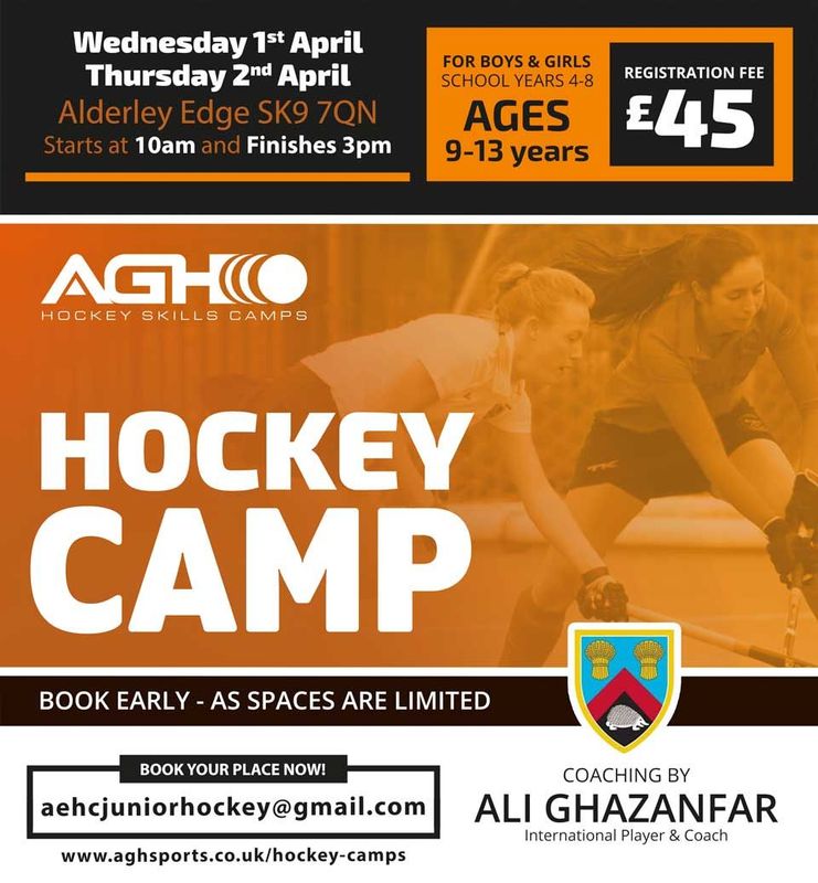 Hockey Camp - Alderley Edge - April 1st - 2nd 2026